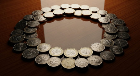 Finance and Money Management Concept Background.