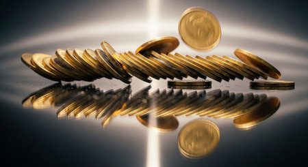 Finance and Money Management Concept Background.