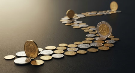 Finance and Money Management Concept Background.