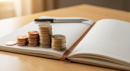 Finance and Money Management Concept Background.