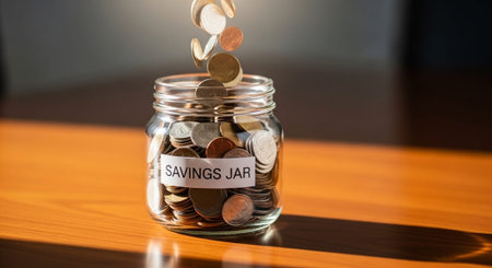 Finance and Money Management Concept Background.
