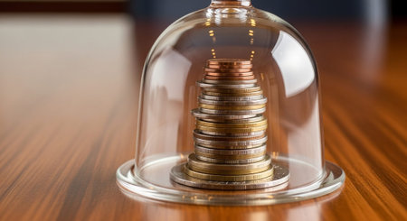 Finance and Money Management Concept Background.