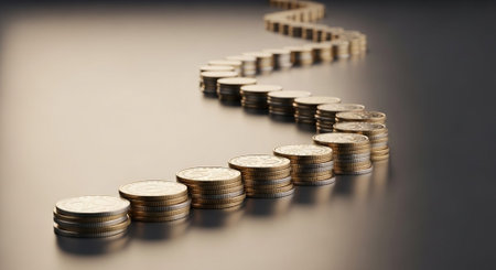 Finance and Money Management Concept Background.