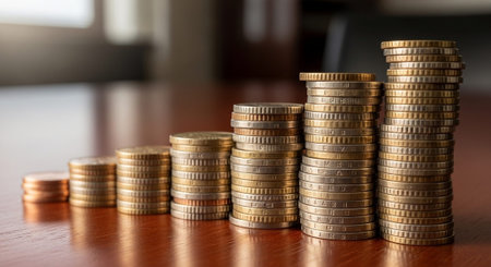 Finance and Money Management Concept Background.