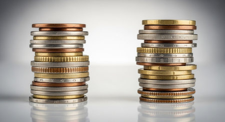 Finance and Money Management Concept Background.