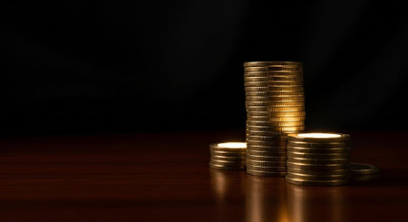 Finance and Money Management Concept Background.
