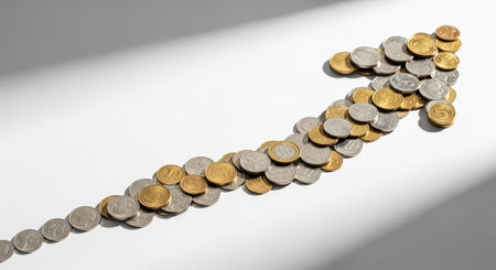 Finance and Money Management Concept Background.
