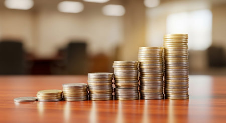 Finance and Money Management Concept Background.