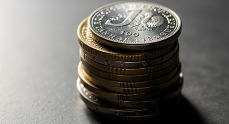 Finance and Money Management Concept Background.