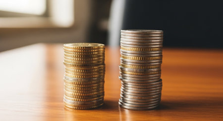 Finance and Money Management Concept Background.