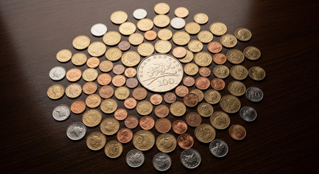 Finance and Money Management Concept Background.