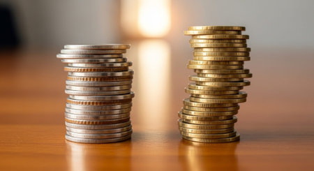 Finance and Money Management Concept Background.
