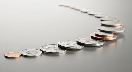 Finance and Money Management Concept Background.