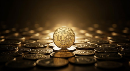 Finance and Money Management Concept Background.