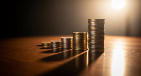 Finance and Money Management Concept Background.