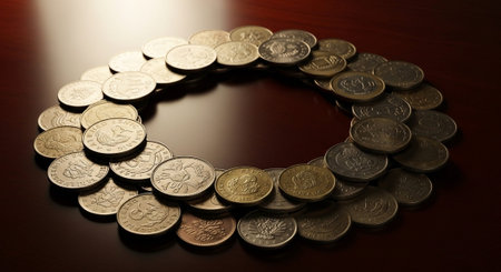 Finance and Money Management Concept Background.