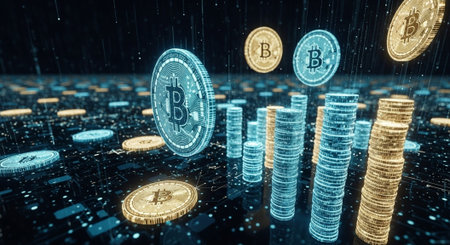 Finance and Money Management Concept Background.