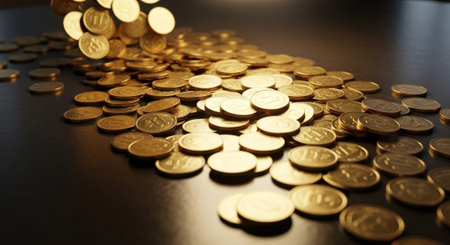 Finance and Money Management Concept Background.