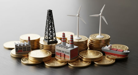 Finance and Money Management Concept Background.