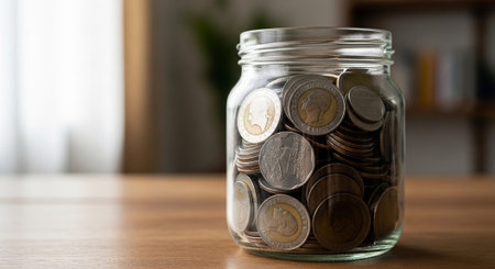 Finance and Money Management Concept Background.
