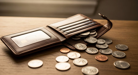 Finance and Money Management Concept Background.