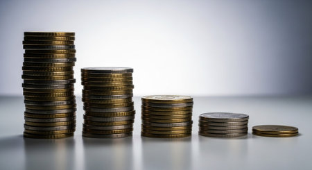 Finance and Money Management Concept Background.