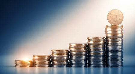 Finance and Money Management Concept Background.
