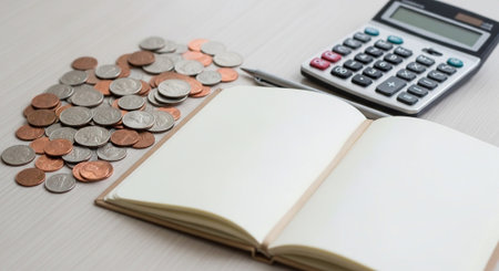 Finance and Money Management Concept Background.