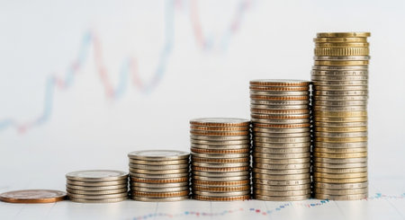 Finance and Money Management Concept Background.