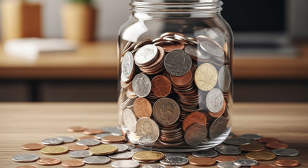Finance and Money Management Concept Background.