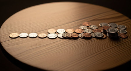 Finance and Money Management Concept Background.