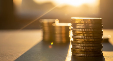 Finance and Money Management Concept Background.