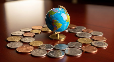 Finance and Money Management Concept Background.