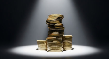 Finance and Money Management Concept Background.
