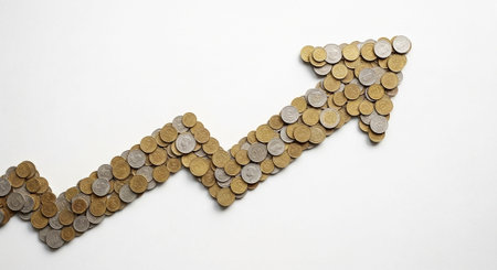 Finance and Money Management Concept Background.