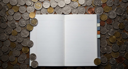 Finance and Money Management Concept Background.