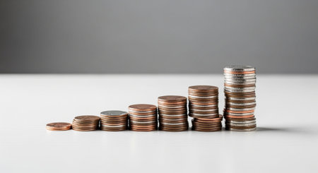 Finance and Money Management Concept Background.