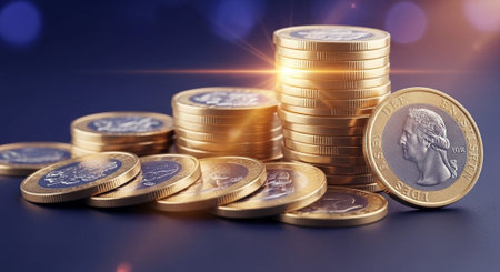 Finance and Money Management Concept Background.