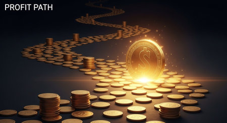 Finance and Money Management Concept Background.