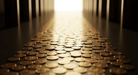 Finance and Money Management Concept Background.