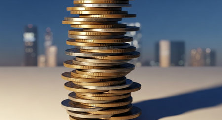 Finance and Money Management Concept Background.