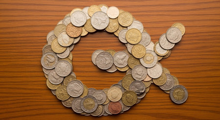 Finance and Money Management Concept Background.