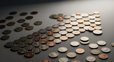 Finance and Money Management Concept Background.