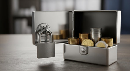 Finance and Money Management Concept Background.