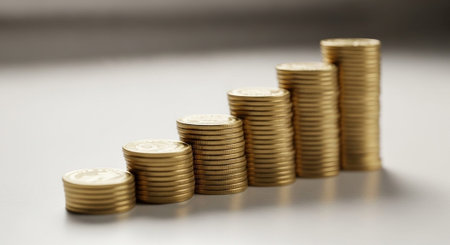 Finance and Money Management Concept Background.