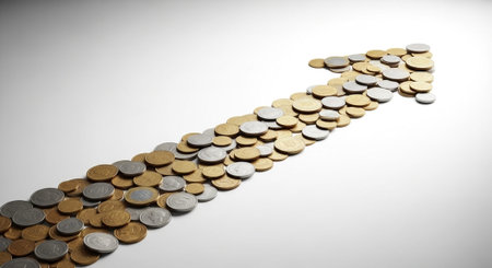 Finance and Money Management Concept Background.