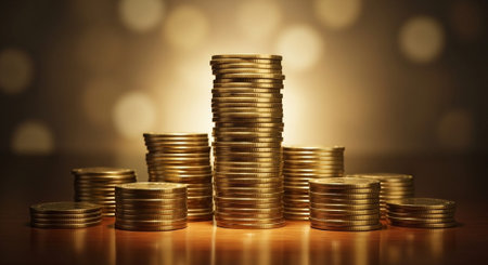 Finance and Money Management Concept Background.