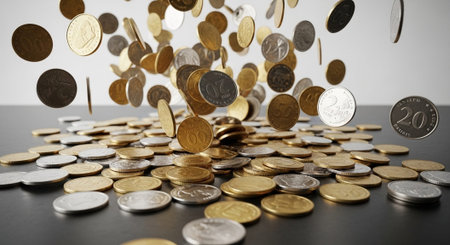 Finance and Money Management Concept Background.
