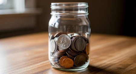 Finance and Money Management Concept Background.