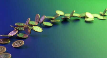 Finance and Money Management Concept Background.